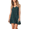 Summer Dresses Women  Casual Sleeveless V-neck Printing Dress Ladies Loose Mini Dresses Femme Robe Vestido De Mulher