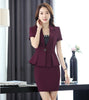Summer Fashion Female Blazer Women Short Sleeve Jackets Office Ladies Business Work Wear Uniforms