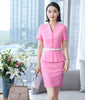 Summer Female Ladies Skirt Suits for Women Business Suits Pink Blazer and Jacket Sets Work Wear Office Uniform Styles