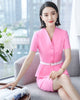 Summer Female Ladies Skirt Suits for Women Business Suits Pink Blazer and Jacket Sets Work Wear Office Uniform Styles