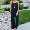 Summer Flag Printed Long Playsuit Overalls 2022 Loose Wide Leg Pants Spaghetti Strap Women Casual Jumpsuit XXL Plus Size GV049