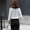 Summer Floral Blouse Women Lace Cardigan Short Beach Cover Up Tops Ladies Shirts