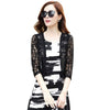 Summer Floral Blouse Women Lace Cardigan Short Beach Cover Up Tops Ladies Shirts