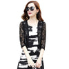 Summer Floral Blouse Women Lace Cardigan Short Beach Cover Up Tops Ladies Shirts