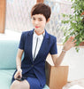 Summer Formal Female Black Blazers Women Jackets Short Sleeve Ladies Office Uniform Style Work Wear Clothes