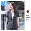 Summer Formal Female Skirt Suits for Women Business Suits Ladies Work Wear Grey Black Blazer and Jacket Sets OL Styles