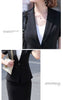 Summer Formal Female Skirt Suits for Women Business Suits Ladies Work Wear Grey Black Blazer and Jacket Sets OL Styles