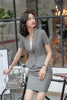 Summer Formal Women Skirt Suits Navy Blue Blazer and Jacket Sets Ladies Work Wear Business Office Uniform Styles