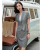 Summer Formal Women Skirt Suits Navy Blue Blazer and Jacket Sets Ladies Work Wear Business Office Uniform Styles