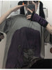 Summer Gothic Graphic T Shirt Women Harajuku Anime Print Tee Japan 2023 Goth Top Vintage Oversize Streetwear Alt Clothes