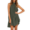 Summer Holiday Irregular Dress Ladies Beach Sleeveless Party Dress Vestido De Playa Verano Envio Gratis