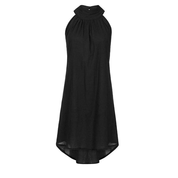 Summer Holiday Irregular Dress Ladies Beach Sleeveless Party Dress Vestido De Playa Verano Envio Gratis