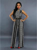 Summer Jumpsuit Long Pants Women Rompers European Fashion Sleeveless Belt Sexy Slim Club Bodycon Elegant Jumpsuits Overalls