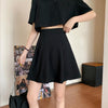 Summer Korean Version Temperament Suit Short Jacket Loose Small High School Waist Pleated Skirt Preppy Style Two-piece Set