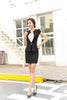 Summer Ladies Black Blazer Women Business Suits Formal Office Suits Work Wear Sets