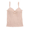 Summer Ladies Fashion V-Neck Tank Tops Female Modal Fitness Casual Camisole Padded Spaghetti Straps Push Up Bra Multicolor