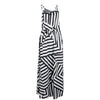 Summer Maxi Long Dress   Women Sexy Boho Striped Sleeveless Beach Style Strap Sundress Vestidos For Female Bigsweety