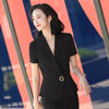 Summer Short Sleeve Designer Thin Blazer Jacket Women's Classic Slim Small Casual Office Lady Blazer Outer