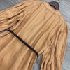 Summer Women's short Sleeve V Neck Temperament Cardigan Dress Slim Thin Mid-length Shirt Dresses