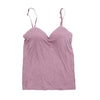 Summer New Multi Ladies V-Neck Tank Tops Female Modal Fitness Casual Camisole Padded Spaghetti Straps Push Up Bra 9176