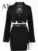Summer Ol Suit Women's Sexy Small Suit Micro Split Bandage Skirt Formal Skirt Suits for Women  Office Clothes Women