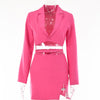 Summer Ol Suit Women's Sexy Small Suit Micro Split Bandage Skirt Formal Skirt Suits for Women  Office Clothes Women