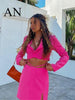 Summer Ol Suit Women's Sexy Small Suit Micro Split Bandage Skirt Formal Skirt Suits for Women  Office Clothes Women