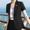 Summer Professional Suit Women Short Sleeve Interview Slim Blazer and Skirt Office Ladies Work Wear