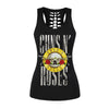 Summer New Skull Sexy Tank Top Digital Printing Hollow Tank Top Black Breathable Wild Loose Tops Casual fashion slim Women vest
