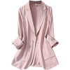 Summer Style Thin Women's Suit Skirt 2-piece Large Size M-5XL Elegant Pink Jacket  Printed Suspender Skirt