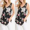 Summer Off Shoulder Blouse Women Shirts Floral Print Sleeveless Lace Patchwork Pocket Top Ladies Shirt Plus Size Blouses WS8920P