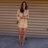Summer Office Blazer Two Piece Set 2022 Women Solid Colors Casual Commute Blazer + High Waist Slip Dress Sweet Mini Skirt Suits