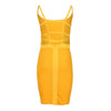 Summer Sexy Bandage Hollow Out Dress Women  Sleeveless Backless Bodycon Party Club Dress Mini Wrap Dress