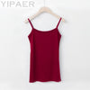Summer Sexy Black Multi-Color Women Spaghetti Strap Top 2022 Korean Fashion Slim Milk Fiber Underwear Halter Tank Top Red Blue