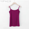Summer Sexy Black Multi-Color Women Spaghetti Strap Top 2022 Korean Fashion Slim Milk Fiber Underwear Halter Tank Top Red Blue
