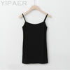 Summer Sexy Black Multi-Color Women Spaghetti Strap Top 2022 Korean Fashion Slim Milk Fiber Underwear Halter Tank Top Red Blue