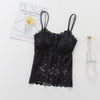 Summer Sexy Short Camis Lace Top Women Black White Hollow Tank Top Camisole Underwear Bralette Crop Top Blusas Women Tops C4114