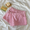 Summer Sexy Short Set Women Casual Two Pieces Suit Irregular Denim Skirt Short + White Vest Camis Matching Set
