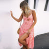 Summer Sexy Women Dress Beach Bow Sling 2022 Casual Ladies Dress Solid Boho V-neck Elegant A-line Mini Women Dresses DLD1028