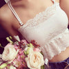 Summer Sexy Women Lace Top Tanks Spaghetti Strap Tube Tank Tops Bralette Bralet Wrap Chest Crop Top Camis Padded Tops Women #517