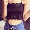 Summer Sexy Women Lace Top Tanks Spaghetti Strap Tube Tank Tops Bralette Bralet Wrap Chest Crop Top Camis Padded Tops Women #517
