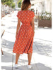Summer Sleeveless Shirt Dress Women Lace Up Print Polka Dot Dress O Neck Buttons Office Woman Dress Casual Beach Sundress Robe