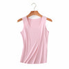 Summer Sleeveless Tank Top Women Multicolor Blouses Lady T-shirt Cotton Temperament Camisole Bruiser Slim Tops Vest 3BX004-1