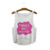 Summer Style HAKUNA MATATA Print Tank Top Women Fashion Loose White T shirts Harajuku Novelty Casual Workout Crop Tops F1037