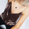Summer Style Sleeveless Velvet Camis Women Sexy V Neck Spaghetti Strap Sexy Club Tank Top Casual Loose Camisole Tank Tops