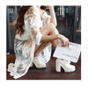 Summer The Bud Silk Organza Sunscreen Shawls Long Chiffon Cardigan Bud Silk Coat Is Prevented Bask Clothes WJ152 Vestidos