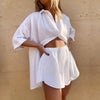 Summer Tracksuit Women Lounge Wear Shorts Set Short Sleeve Shirt Tops And Shorts Suit Two Piece Set Sexy Summer Outfits