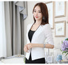 Summer Women Blazers And Jackets 2022 Summer Casual Thin Mesh Blaser Caot Female Black White Ladies Blazer Mujer