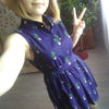 Summer Women Cactus Prints Vintage Party Dresses High Waist A-Line Sleeveless Retro Mini Dress for Female Cloth Lady Vestidos