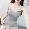 Summer Women Fashion Slim Knitting Tank Tops Camises Girls Knitted Basic Knitwear Camisole Sleeveless Sweater Tee shirts Camis